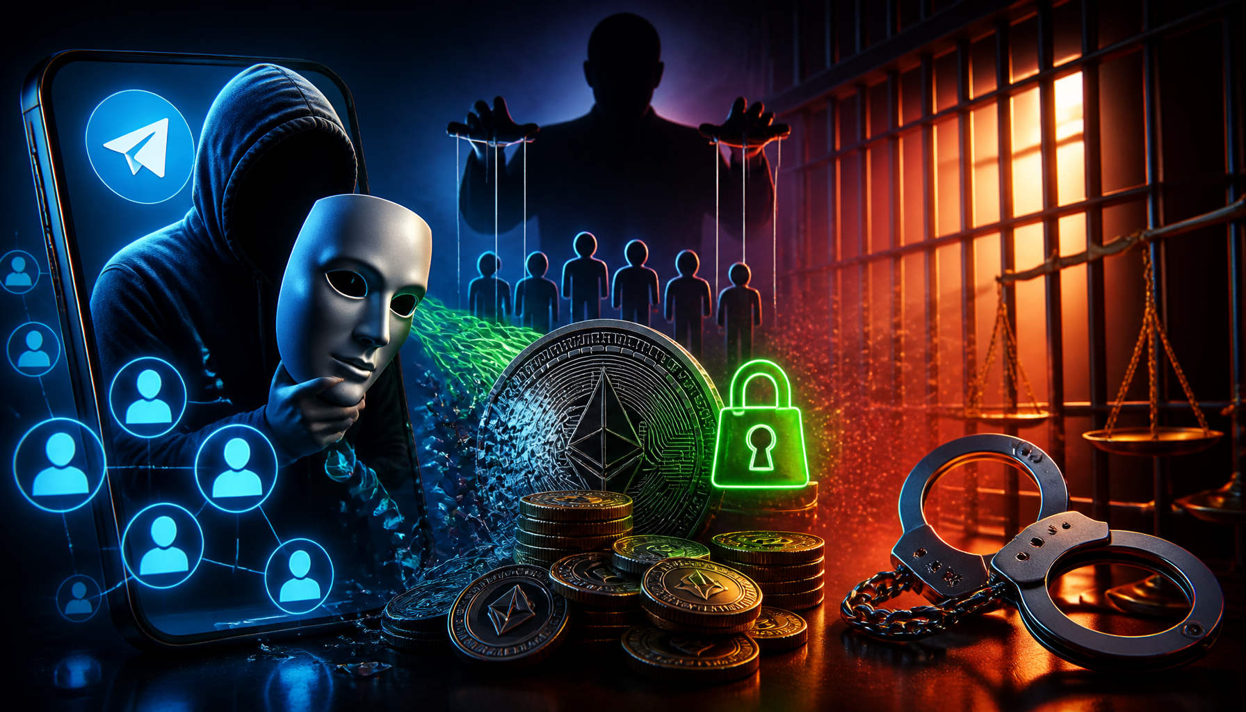 15 miesięcy więzienia za scam na Telegramie