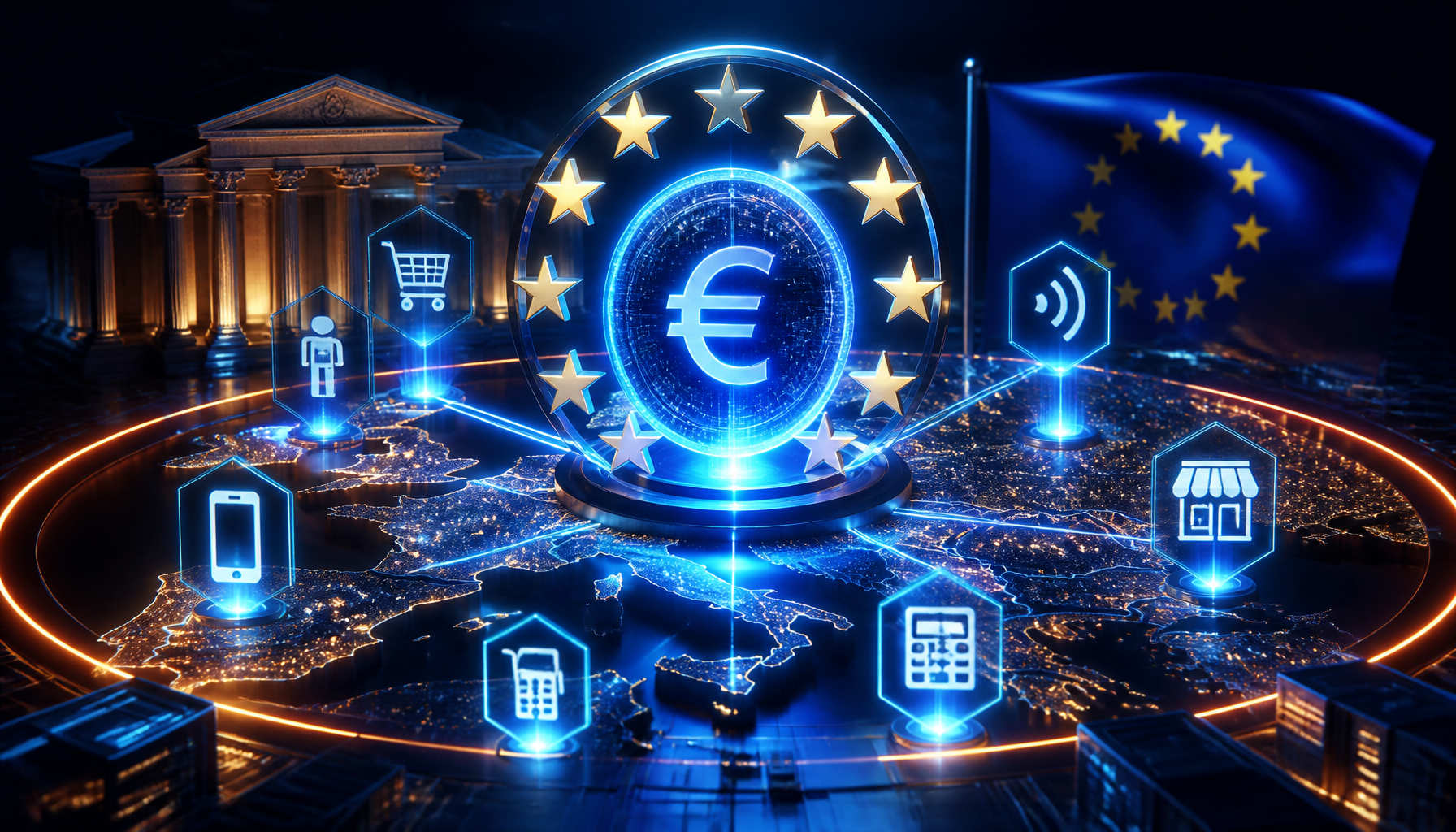 ECB wybiera 36 firm do pilotażu euro cyfrowego