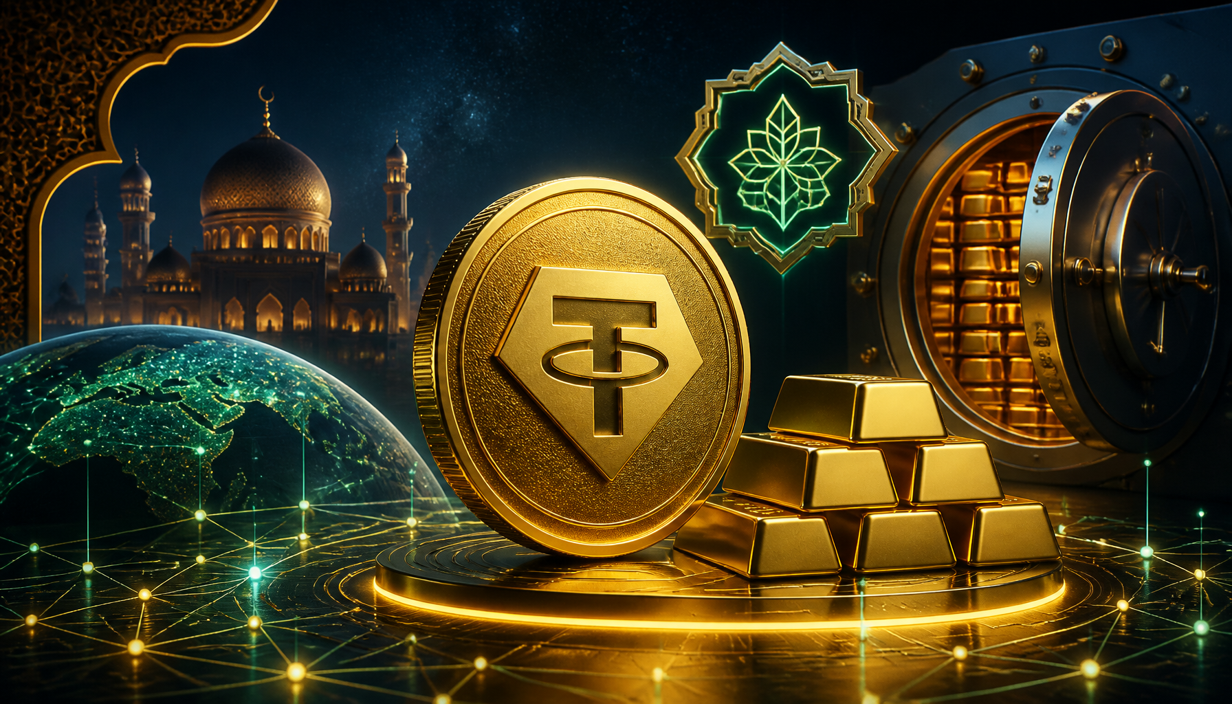 Tether XAUT z certyfikatem Shariah