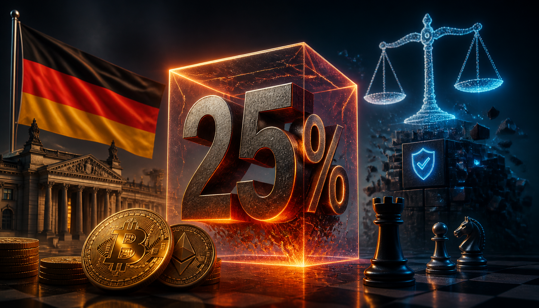 Niemcy szykują 25% podatek od krypto