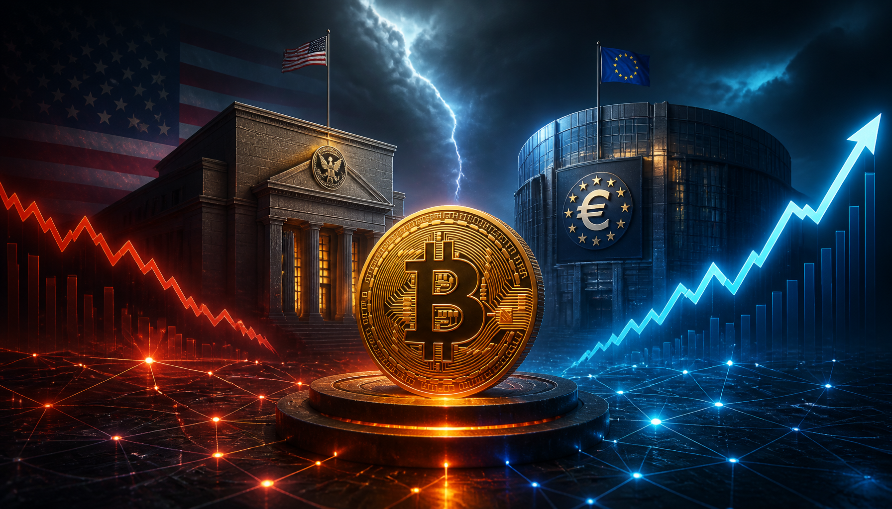 Bitcoin czeka na decyzje banków centralnych