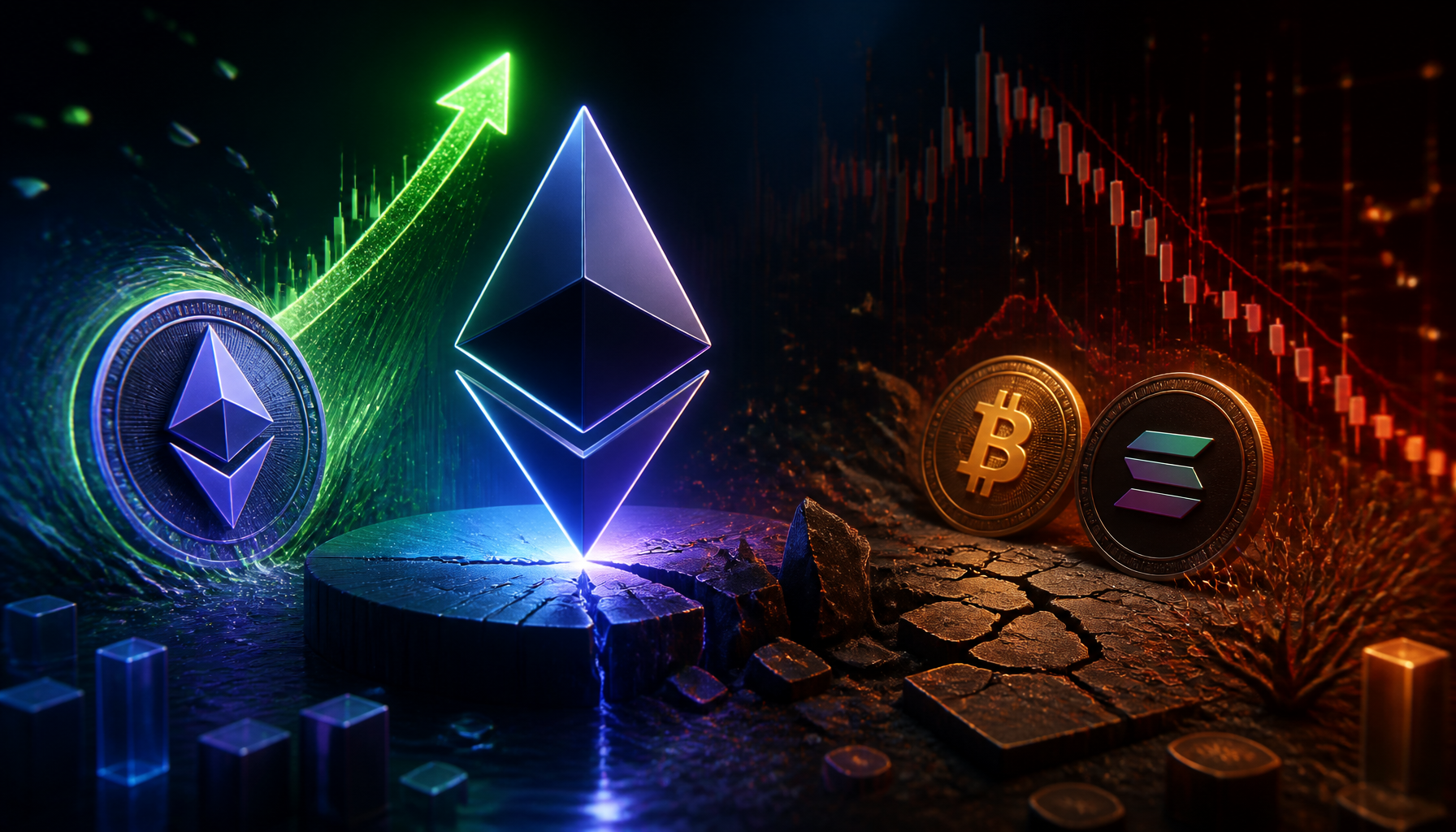 Ether wyprzedził Bitcoina, ale rynek wysycha