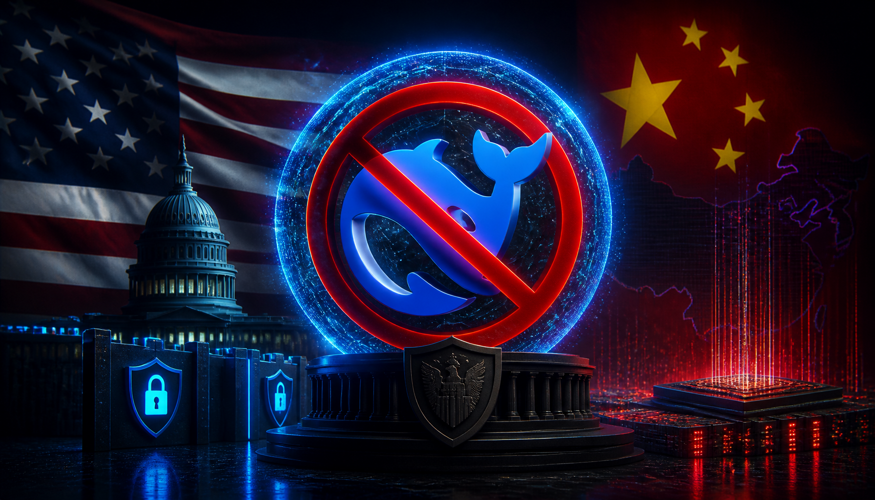 USA każą usuwać DeepSeek z urzędów