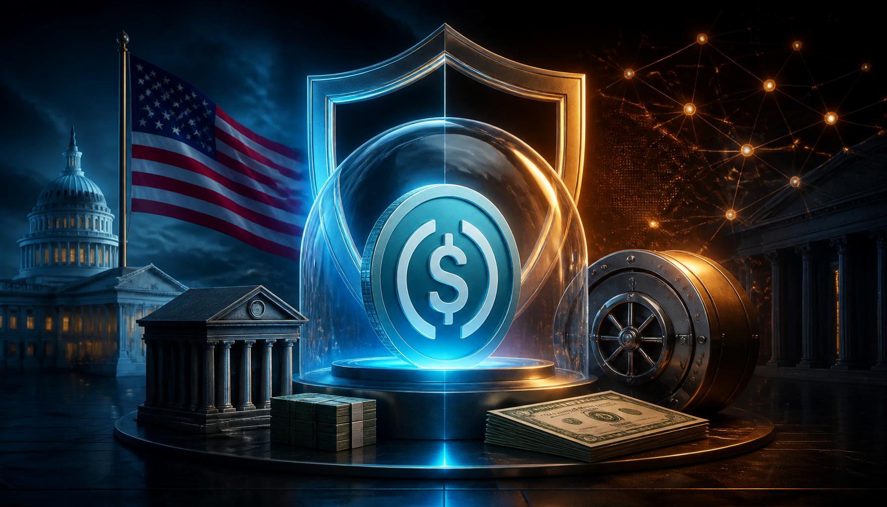 USA domykają zasady dla stablecoinów